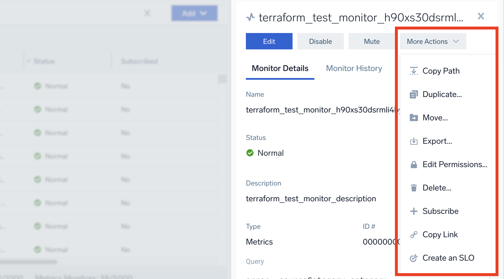 monitor more actions