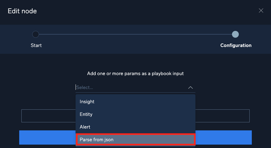 Payload parameters from a Json payload