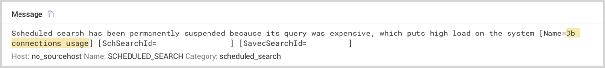 Permanent suspension