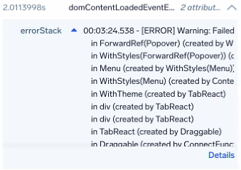Span event more information