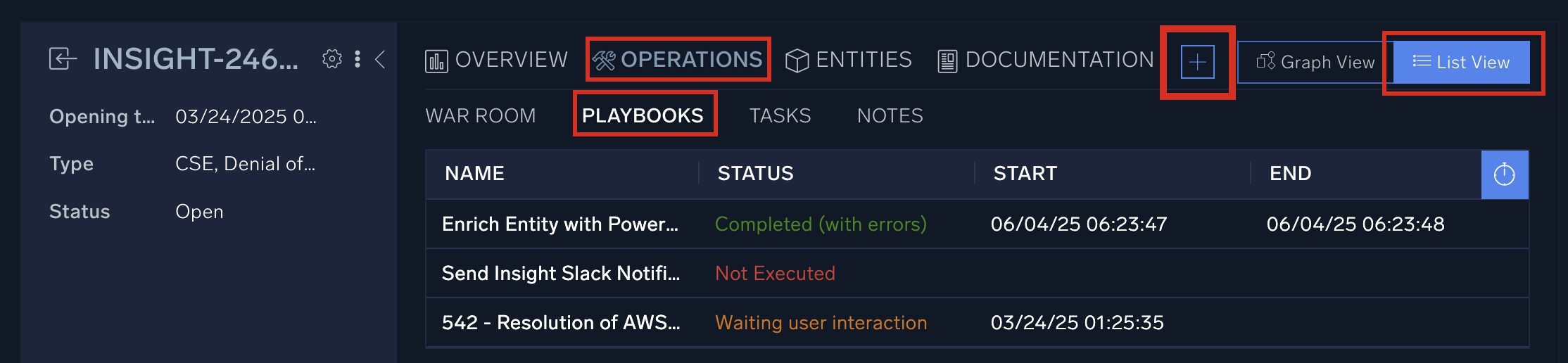 Manually add playbook