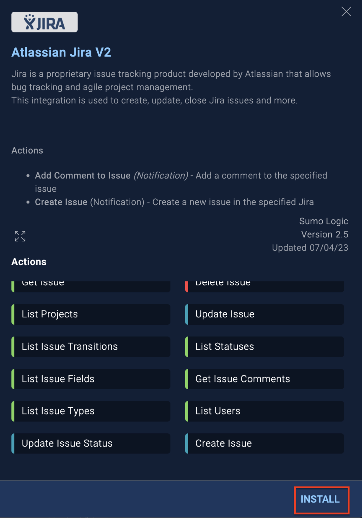 Already installed integration