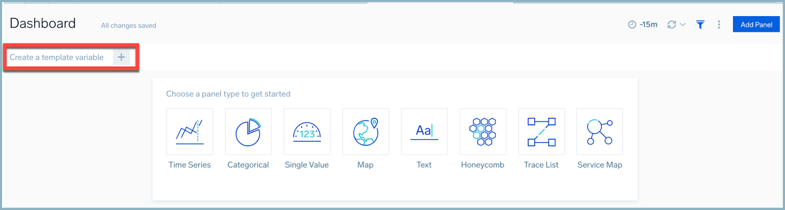 Create a template variable
