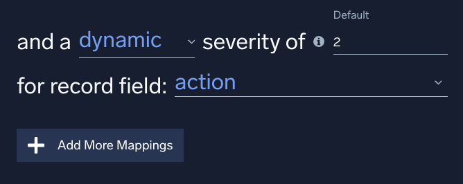 Add More Mappings option