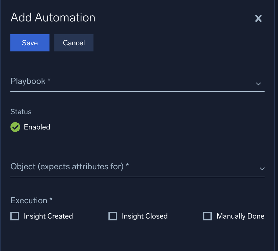 New Automation