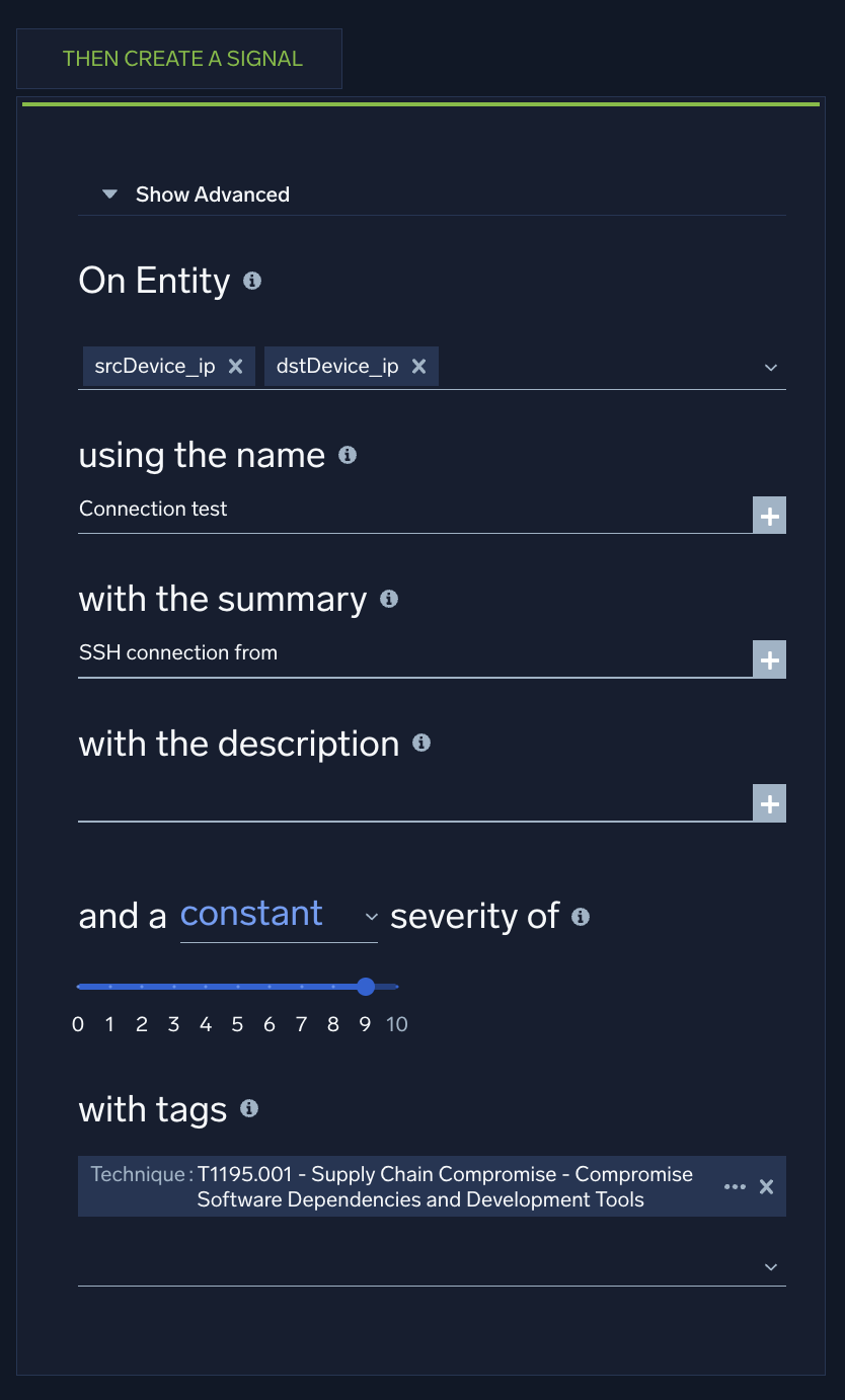 On Entity configuration