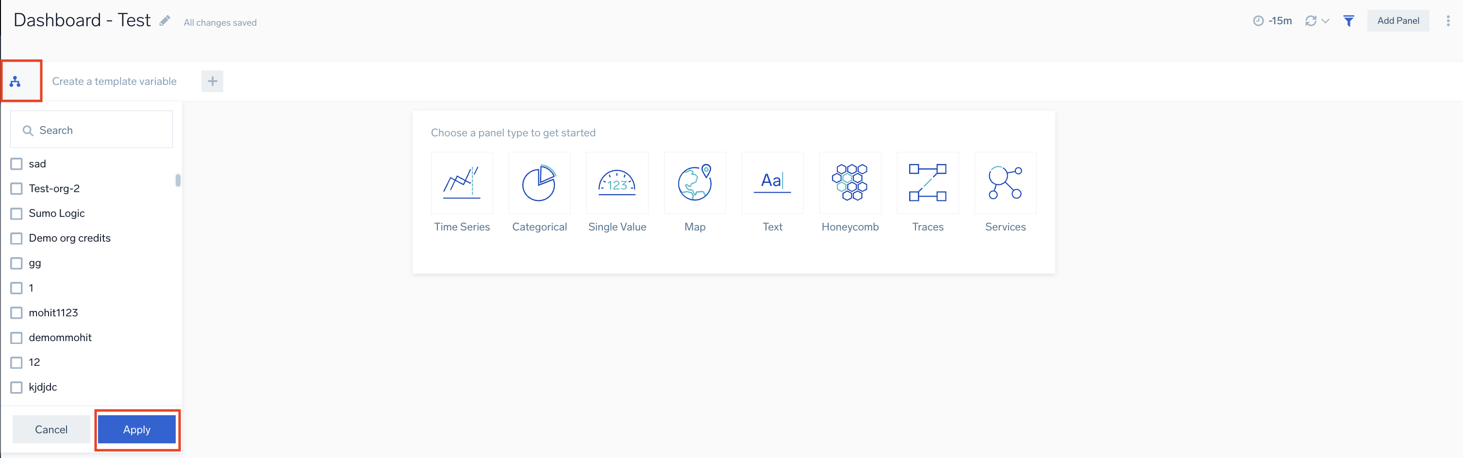 select-org-for-dashboard