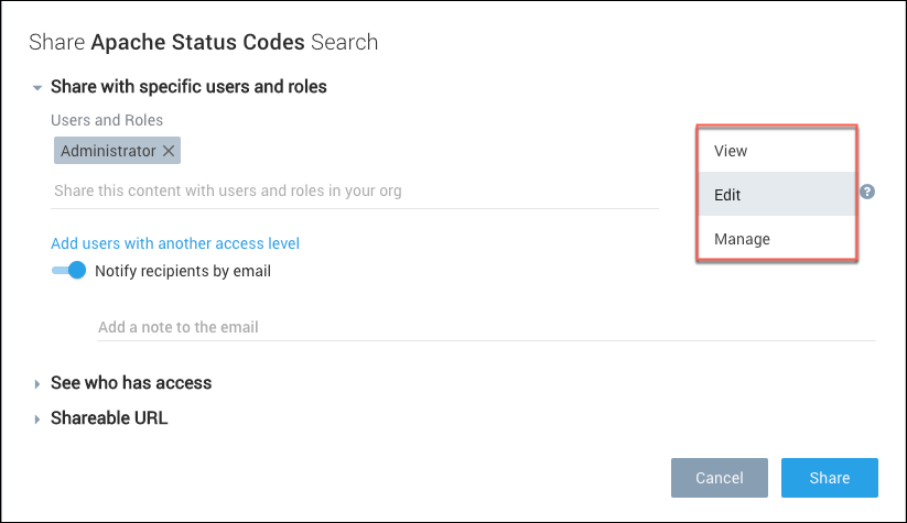 Edit permission level