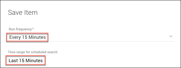 Time range throttling alert
