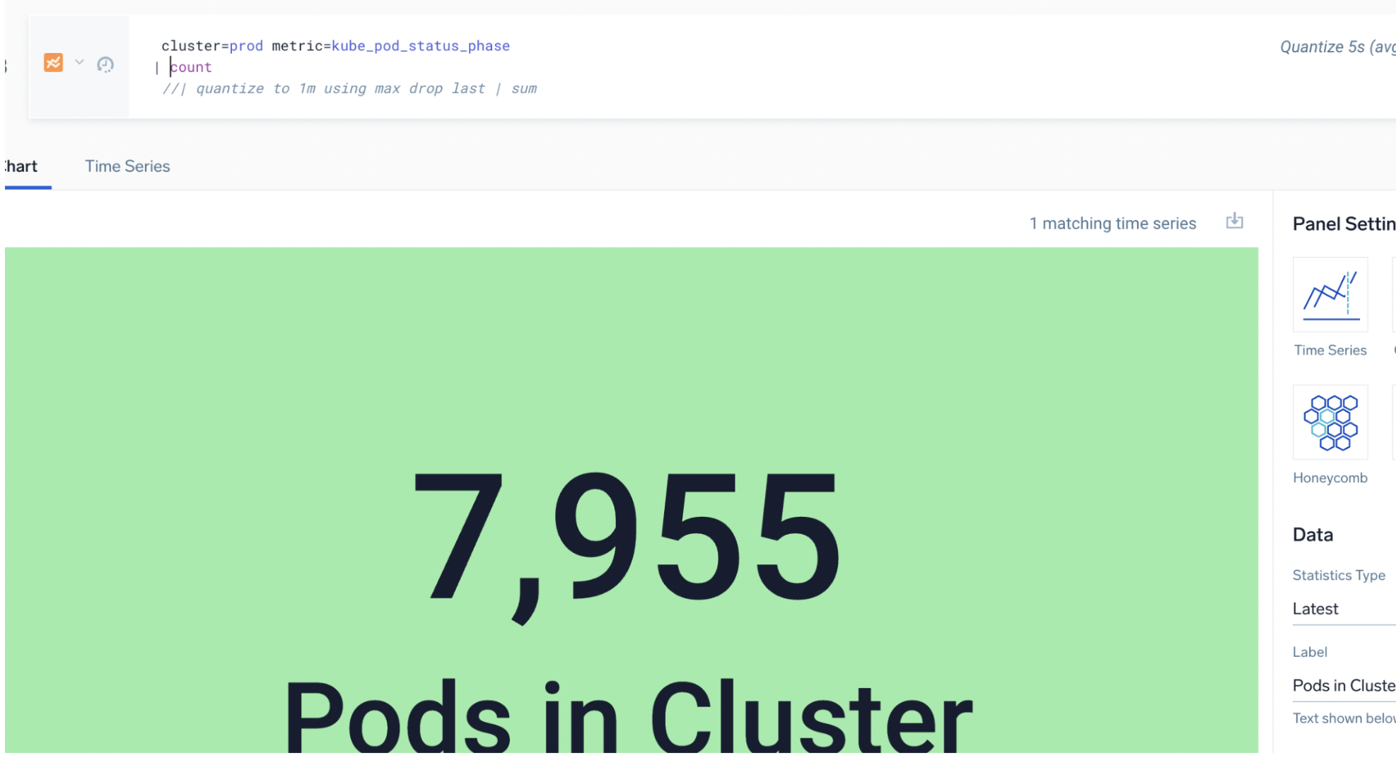 Wrong query for pod count