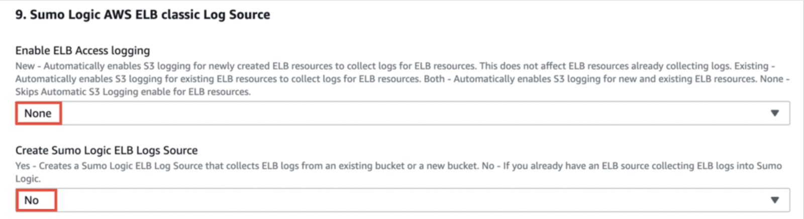 Enable ELB Classic Access logging