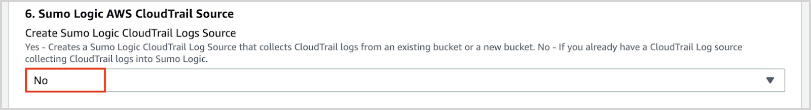 Create Sumo Logic CloudTrail Logs Source