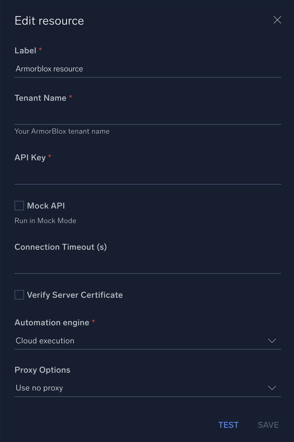 Armorblox configuration
