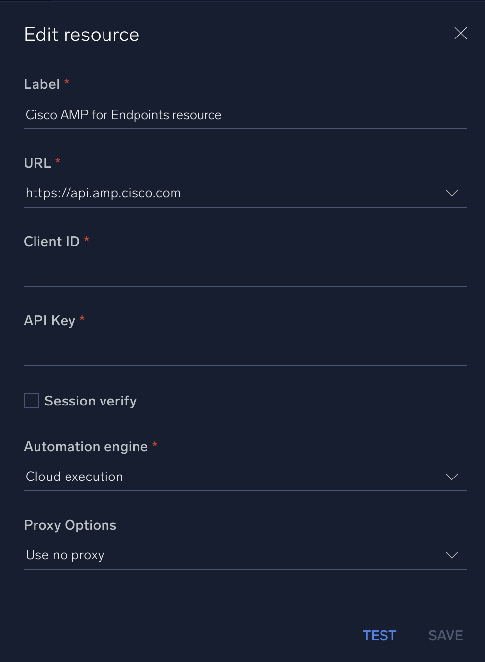 Cisco AMP for Endpoints configuration