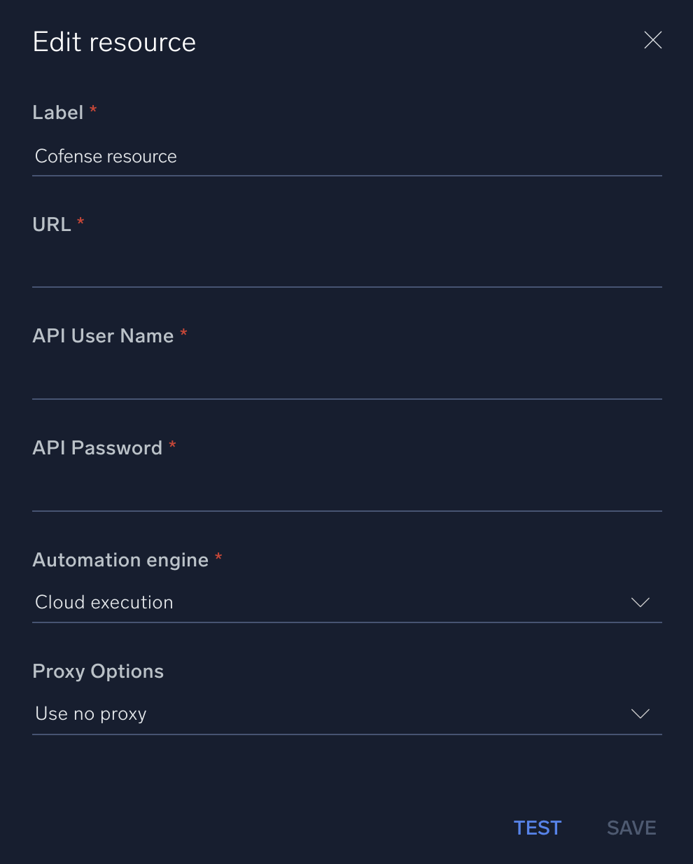 Cisco Cofense configuration