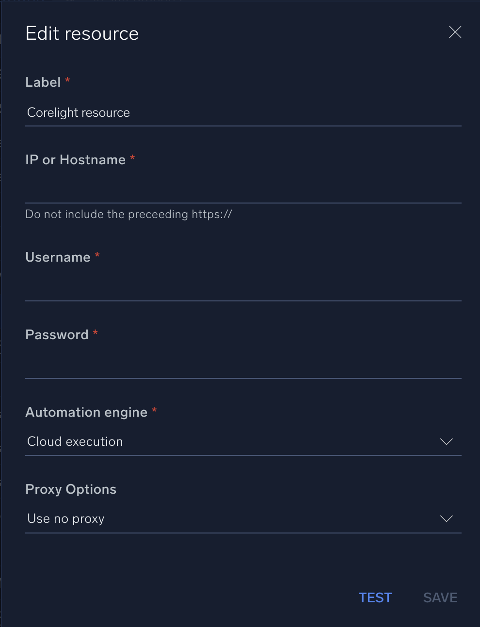 Corelight configuration