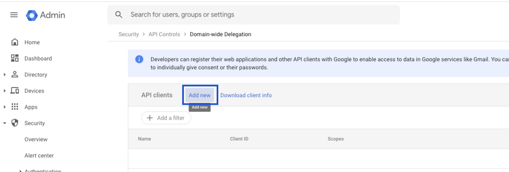 google-dalert-center