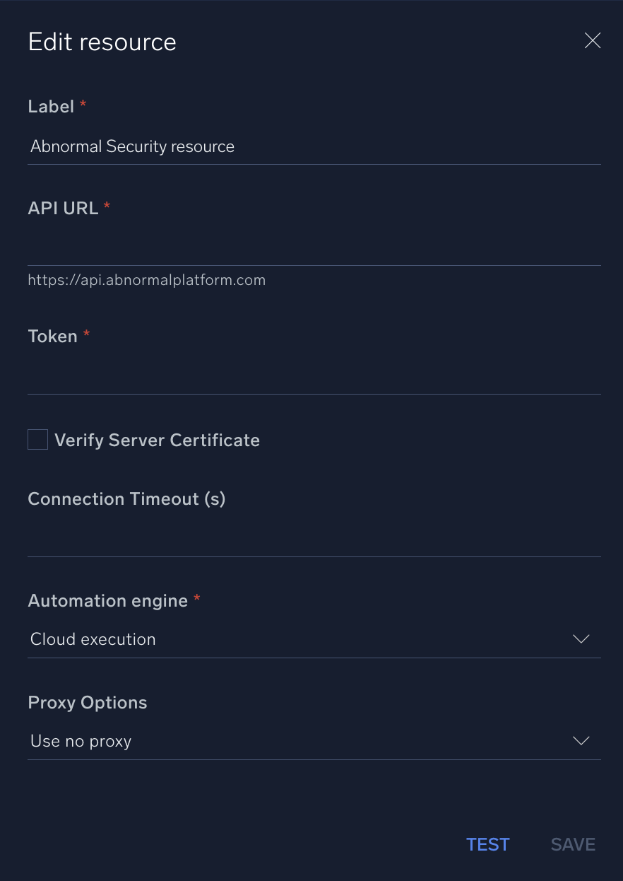 Abnormal Security configuration