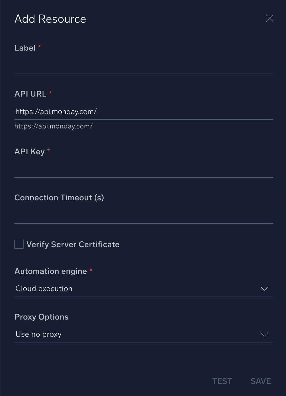 Monday configuration