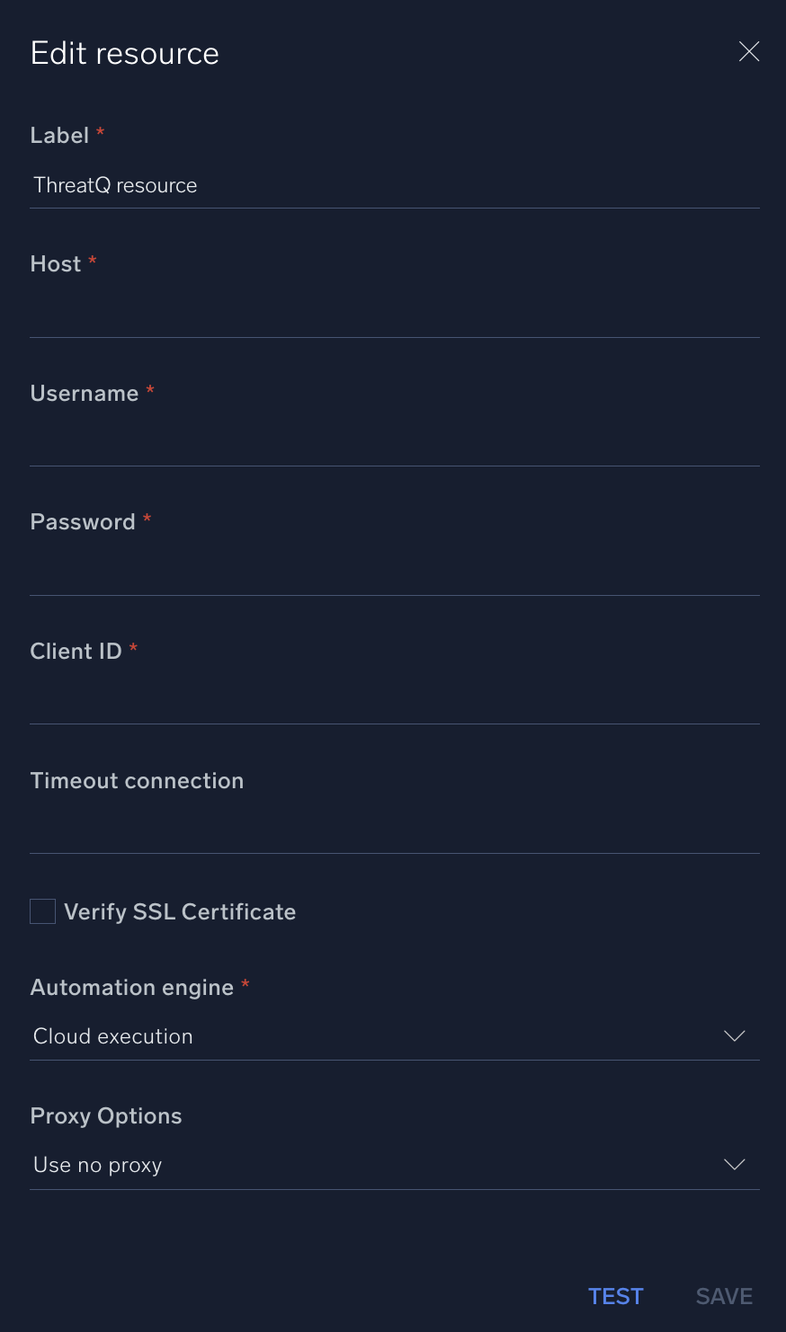ThreatQ configuration