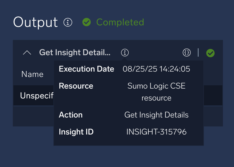 Playbook test mode info