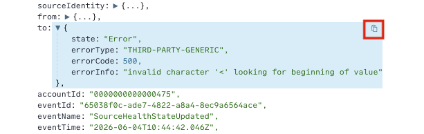 Copy JSON