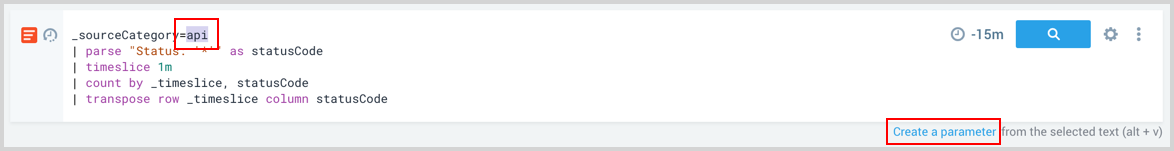 Template variable selection