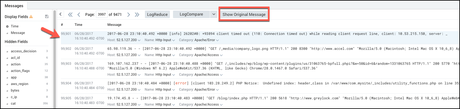 Show Original Message