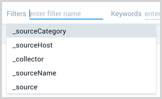 Basic mode filters option