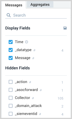 Displayed vs Hidden fields