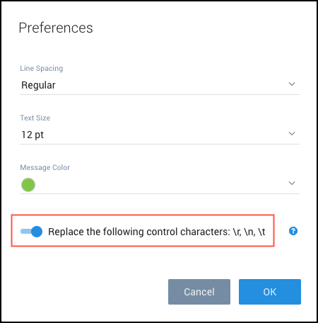 Live Stream preferences dialog toggle