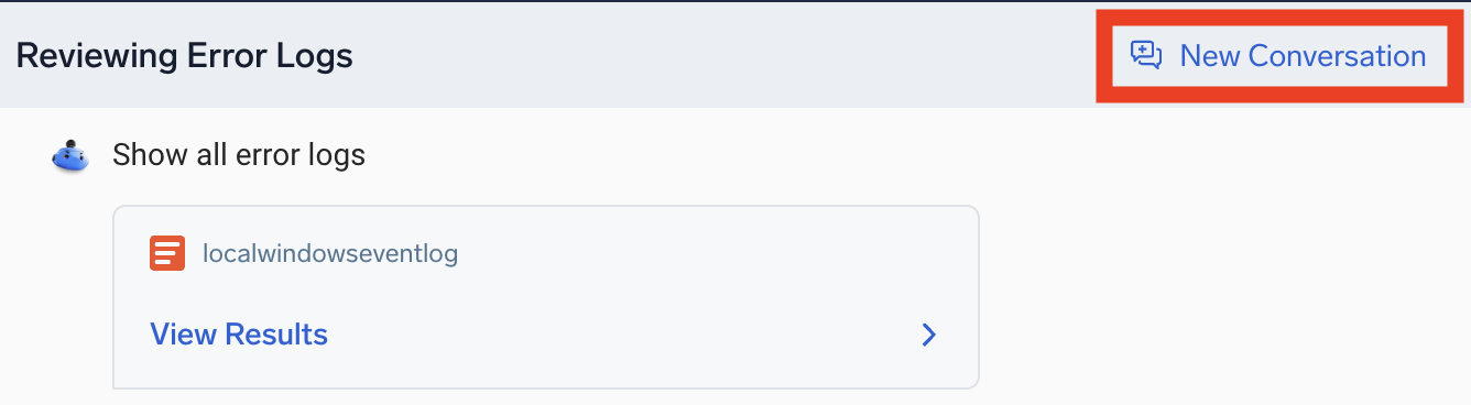 Mobot new conversation