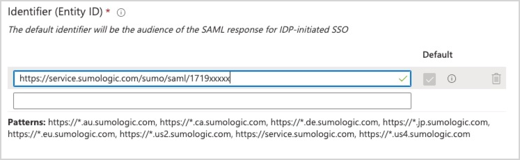 Identifier (Entity ID)