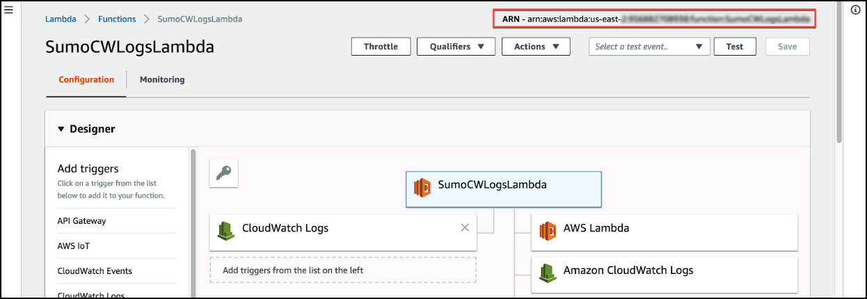 AWS Lambda function parameters