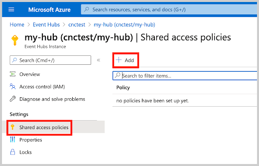 Shared access policies