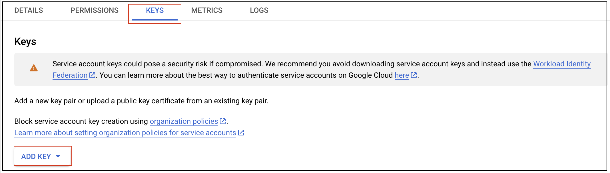 Google_Service_Account_Keys