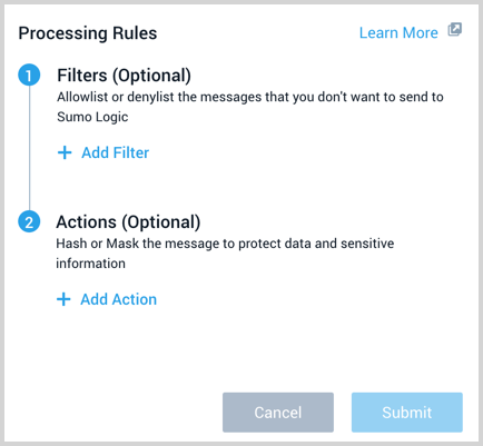 OTLP processing rules