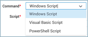 Script source Windows commands