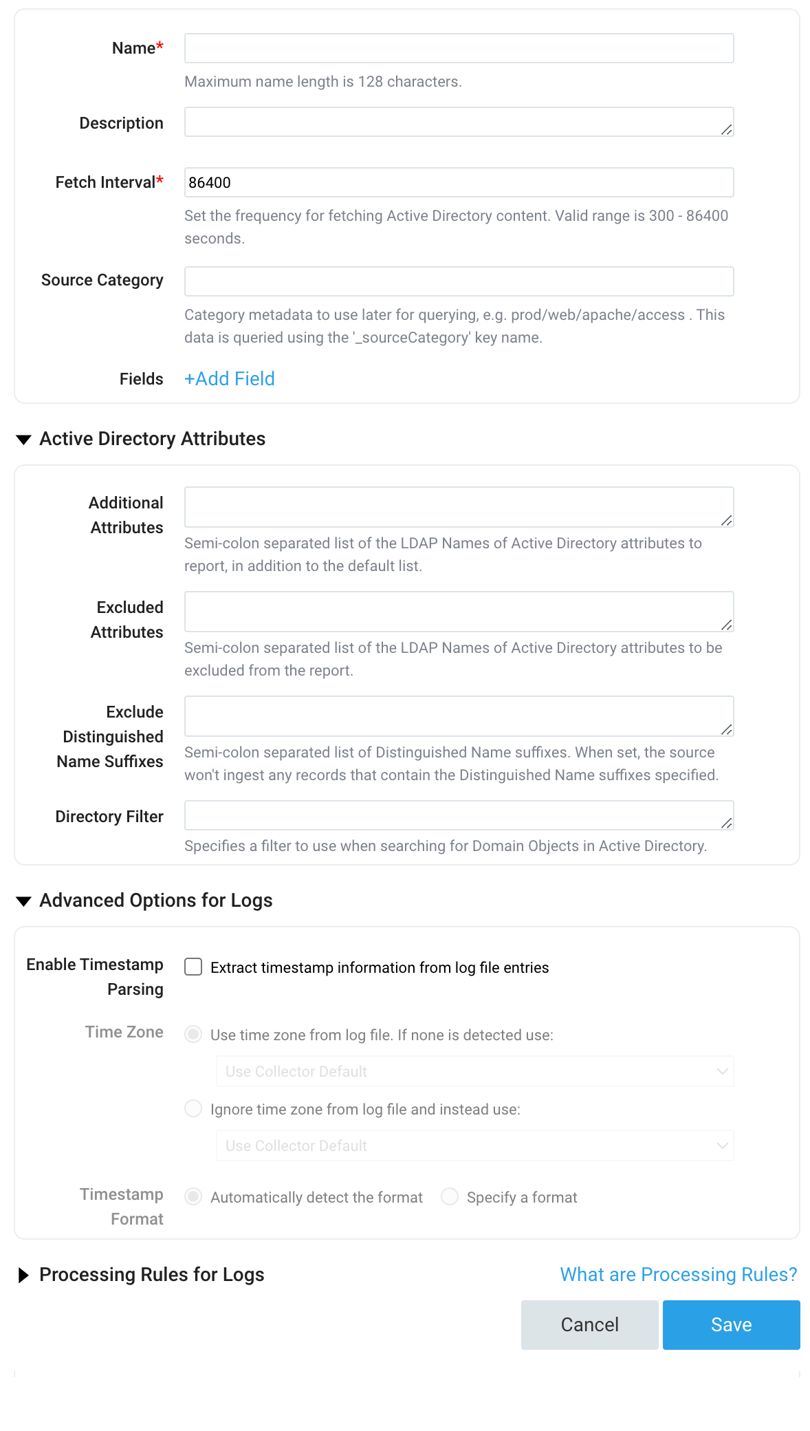 Windows Active Directory Inventory Source