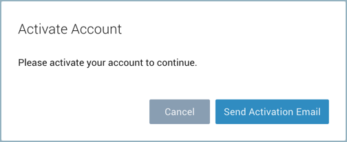 Send Activation Email message
