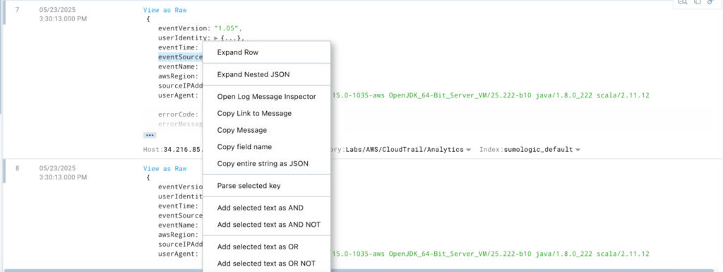 blog five log search hacks