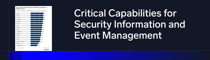 Header Gartner Critical Capabilities SIEM Report blog