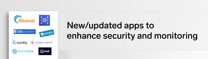 Ten new and updated apps for securing and monitoring your environments 1 New Integrations Header