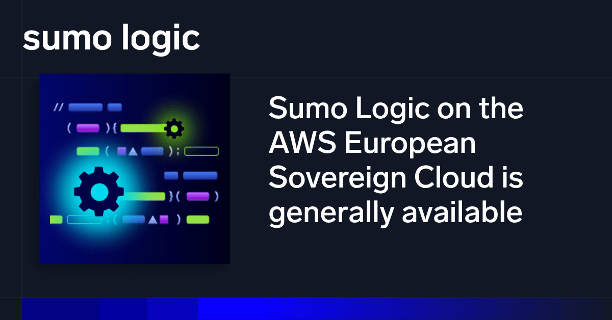 Sumo Logic on Intelligent Security Operations Platform on the AWS Europe (Zurich) Region is now generally available