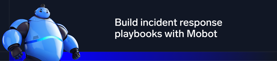 Mobot levels up: Build incident response playbooks with natural language 6 build incident response playbooks mobot header
