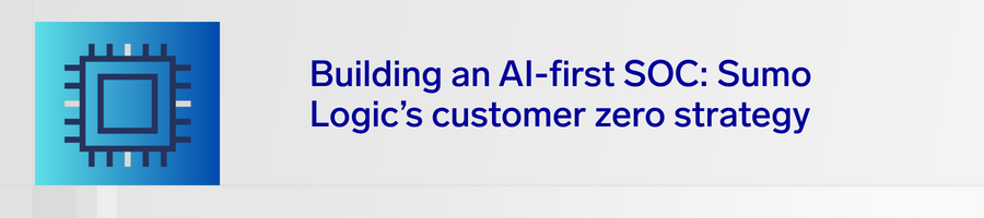 Building an AI-first SOC: Sumo Logic’s customer zero strategy 6 building ai soc header