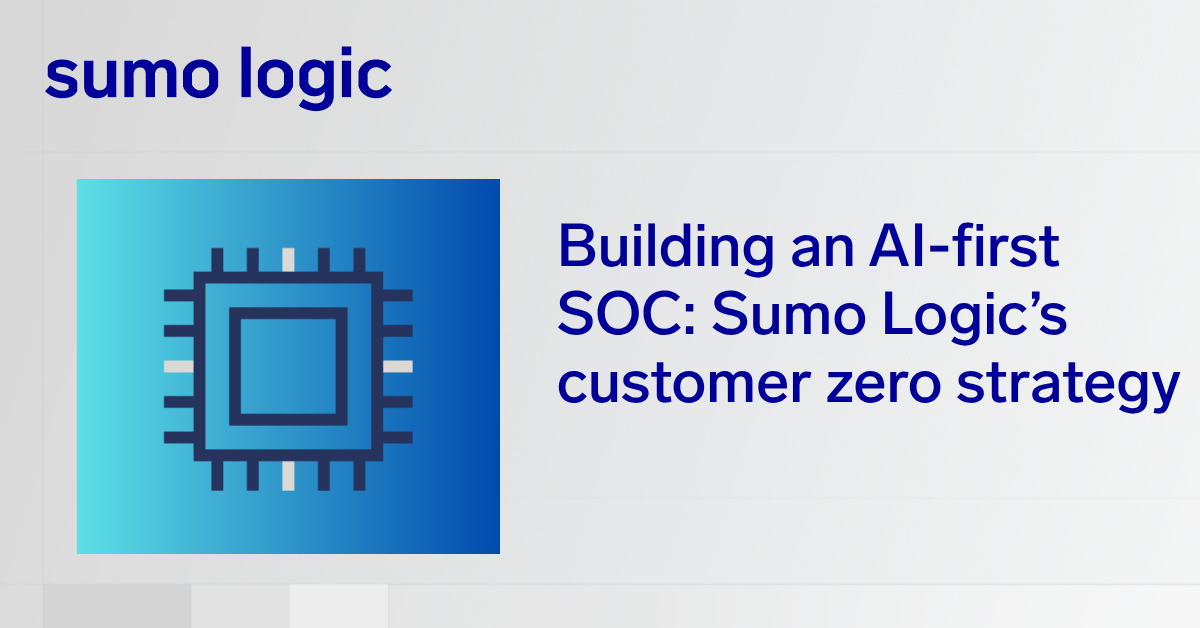 Building an AI-first SOC: Sumo Logic’s customer zero strategy