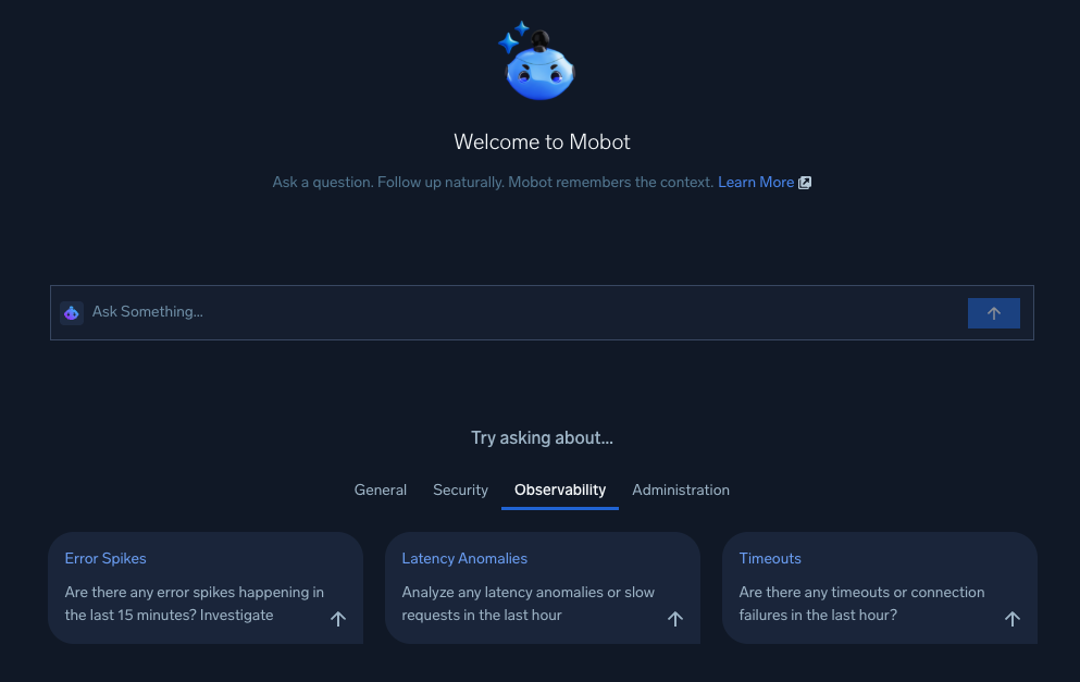dashboard Log analysis agent