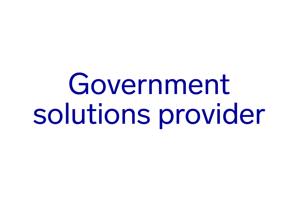 Customers 25 Government Solutions Provider