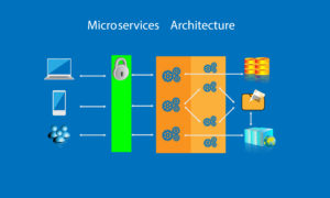 typical microservices architecture